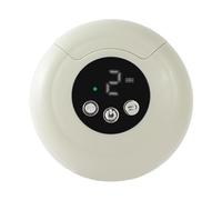 Cortaúñas eléctrico, cortaúñas eléctrico para adultos, 2 en 1 de pulido automático, kit de lima de uñas eléctrica recargable por USB, 3 velocidades, con luz LED y caja de almacenamiento (beige)