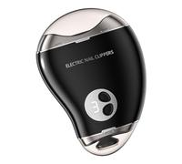 Cortauñas eléctrico - Cortauñas seguro de doble cabeza ABS | Cortauñas eléctrico recargable 500mAh | Cortador de uñas eléctrico para adultos con forma de mango de 3 velocidades | Pulidor de uñas