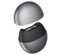Cortaúñas eléctrico, cortaúñas y pulidor eléctrico 2 en 1 con almacenamiento de clips y luz LED, recargable por USB, lima de uñas automática para niños, personas mayores y adultos (gris, M5)