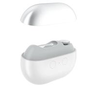 Cortaúñas eléctrico, cortaúñas y pulidor eléctrico 2 en 1 con almacenamiento de clips y luz LED, recargable por USB, lima de uñas automática para niños, personas mayores y adultos (blanco, M7)
