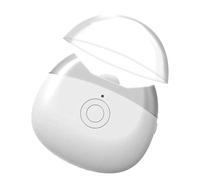 Cortauñas eléctrico, función de fácil limpieza, 1 juego, cortador de uñas portátil, recortador de uñas inteligente, luz LED incorporada, precisión de bajo ruido, para uso en viajes en casa para person