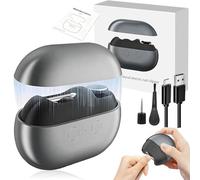 Cortaúñas eléctrico inteligente 3 en 1, cortaúñas grueso multifuncional, cortaúñas indoloro y pulido ligero, para movilidad limitada, carga USB, 2 velocidades (Noir)