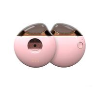 Cortaúñas eléctrico inteligente recargable por USB con cuchillas seguras y práctica caja de almacenamiento de restos de uñas (rosa)