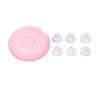 Cortauñas eléctrico Lima Seguridad mejorada Cortaúñas portátil de bajo ruido con pilas para viajes en casa Material ABS 6 cabezales de pulido (Rosada)