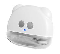 Cortauñas eléctrico - New Little Bear Cortauñas eléctrico, cortauñs para niños con 3 velocidades ajustables | Recortador de uñas de seguridad 2 en 1, recargable con almacenamiento de restos para