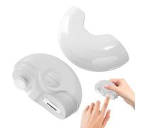 Cortauñas eléctrico para adultos, cortauñas automático, cortaúñas eléctrico ajustable de 2 velocidades, cortaúñas USB, cortaúñas LED para bebé, cortaúñas de bajo ruido para adultos,