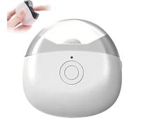 Cortaúñas eléctrico para adultos, niños y ancianos, recortador automático recargable con luz LED, 2 velocidades, caja de almacenamiento, cortador de uñas inalámbrico seguro (gris)