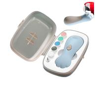 Cortaúñas eléctrico para - Bajo ruido con 6 cabezas de recambio, cortaúñas eléctrico y molinillo de boquillas, para cocoritas, periquitos y periquitos