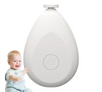 Cortaúñas eléctrico para bebé, cortaúñas para bebé con 4 cabezales de molienda, cortaúñas para bebé, recién nacido, niño pequeño, con forma de gota, tijeras de uñas para bebé, con pilas Uozonit