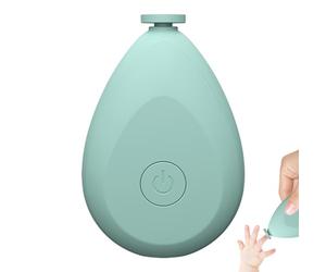 Cortauñas eléctrico para bebé - Cortauñas para bebé con 4 cabezales de pulido | Tijeras de uñas para bebé y uñas, cortaúñas para bebé y recién nacido, forma de gota Jingan