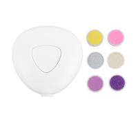 Cortauñas eléctrico para bebés, seguro y silencioso, lima de uñas para bebés con 6 cabezales de repuesto para recién nacidos, kit de aseo para niños pequeños, material ABS, diseño (Blanca)