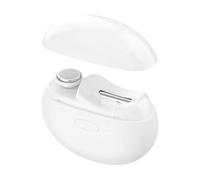 Cortaúñas eléctrico para dedos de los pies, recortador de uñas recargable por USB y pulidor con luz LED, cortador antideslizante de precisión para mujeres, hombres, ancianos, niños, niños pequeños