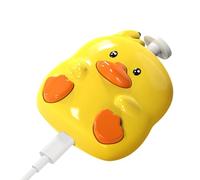 Cortaúñas eléctrico para niños, 3 velocidades, diseño de pato, con 6 cabezales de lijado y luz LED, cortaúñas eléctrico silencioso, para mujeres, hombres, mayores, manicura,