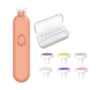 Cortauñas eléctrico para niños, cortaúñas giratorias de 360 grados, 6 cabezales de molienda de uñas, cortaúñas para niños, cortaúñas seguro para bebés, trituradora de uñas con luz LED, corte