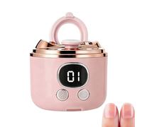 Cortauñas Eléctrico para Personas Mayores | Cortador de Uñas de Bajo Ruido con Lupa y Depósito para Recortes - Pulidora De Uñas Automática | para Niños Adultos Hombres Mujeres Uso en Hogar Oficina Via