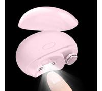 Cortaúñas Eléctrico Para Personas Mayores - Pulidor De Seguridad | Con Luz LED Eléctrica Cortadora De Uñas Para Adultos - Hombres Seniors Niños Viajes Inicio Pies Mano Dedo De Uñas Verzo