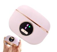 Cortaúñas eléctrico para personas mayores, recortador de lijado automático y ajustable, pantalla digital recargable de 3 velocidades, cortaúñas LED recargable, con recogedor de virutas, para