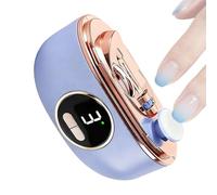 Cortauñas Eléctrico para Uñas de los Pies | Recortador Seguro de Doble Cuchilla - Con Almacenamiento De Recortes De Uñas Y Pantalla De 3 Velocidades,Para Hombre Mujer Niño, Hogar Viaje Salón y Corte