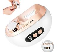 Cortauñas Electrico Pies,Cortauñas automático con lima de uñas eléctrica, 2 velocidades, luz LED, bandeja recuperadora integrada, USB-C recargable, silenciador de 40 dB, para bebé, adulto, senior