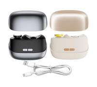 Cortauñas eléctrico | Pulidor de uñas | Cortaúñas automático para cortar y pulir | Con luz, juego de manicura para mujer, cortauñas Nailis para bebés, niños, personas mayores, manos débiles