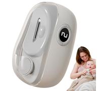 Cortaúñas eléctrico, recortador de uñas LED de 3 velocidades, recortador de placa de punta de dígitos recargable por USB, práctico de usar, material resistente, 8,5 cm, para personas mayores, bebés y