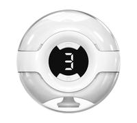 Cortaúñas eléctrico - Recortadora de uñas ajustable de tres velocidades, cortador recargable de uñas de manos y pies, rotación suave de bajo ruido para dar forma segura a las uñas, botón, 8,2 x 8,2 cm