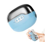 Cortaúñas eléctrico resistente, cortaúñas automático 4 en 1, pulidor de manicura recargable de ABS, herramienta de corte y pulido de uñas de manos y pies para mujeres y hombres, 3.3 x 2.75 x 0.8