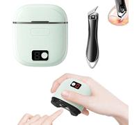 Cortauñas eléctrico, set de cortauñas mejorado 2025, incluye un cortauñas automático 2 en 1, un cortauñas angular, ideal para todas sus necesidades de cuidado de uñas