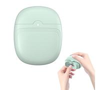 Cortauñas Eléctrico Silencioso,USB Cortauñas Eléctrico con Luz LED,Cortauñas Automático para Bebé Adulto Mini Herramientas de Manicura (Verde)