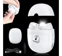 Cortauñas Electrico, Tijeras De Uñas Automáticas Eléctricas Con Luz LED, Portátil Cortauñas Eléctricas, Cortauñas Automático Eléctrico, USB Automático Cortadora De Uñas Automático Cortador De Uñas