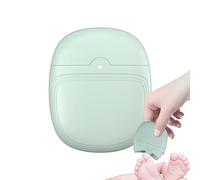 Cortaúñas eléctrico - uñas eléct para niños | Cortaúñas recargable USB 2 velocidades para niños pequeños con luz y caja almacenamiento virutas uñas Tumotsit