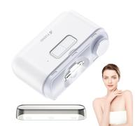 Cortaúñas eléctrico y pulidor, cortaúñas automático 2 en 1 para todas las edades, cortaúñas de 2 velocidades con luz LED, recargable y silencioso, juego de manicura para bebés, niños, personas