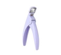Cortaúñas en forma de U, cuchillo para decoración de uñas, tijeras para recortar, piezas para uñas postizas, alicates para recortar, cuchillo de acero, herramientas para decoración de uñas, Morado 01