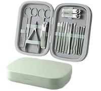 Cortaúñas for hombre, pedicura, decoración original for el hogar, tijeras for la piel del pie, alicates, juego de cuidado personal(Green)