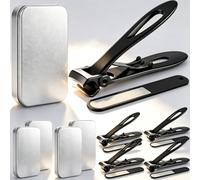 Cortaúñas grueso de 15 mm de ancho, cortador de uñas para uñas gruesas de acero inoxidable, cortaúñas de los pies resistente con cuchillas curvas, cortaúñas grandes para hombres, personas mayores y