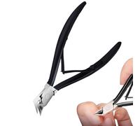 Cortaúñas grueso de acero inoxidable con punta puntiaguda, cortaúñas para uñas encarnadas y gruesas