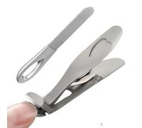 Cortaúñas grueso para hombres, cortaúñas para uñas gruesas - Cortaúñas grande de acero inoxidable - Cortaúñas de acero inoxidable - Cortaúñas, anti-salpicaduras de dedos, cortaúñas con mandíbulas
