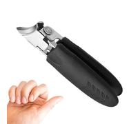 Cortauñas inclinadas, cortaúñas de ángulo para uñas de pies, tijeras de uñas de acero biselado de mandíbula ancha resistente para el cuidado de los pies, adultos, hombres, mujeres, mayores, de viaje