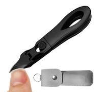 Cortaúñas inclinado,Tijeras de uñas de acero inoxidable en forma de V | Recortadora portátil para uñas gruesas y uñas encarnadas, manicura y universales para viajes