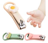 Cortauñas infantil de 3 piezas, cortauñas para bebés, cuidado de las uñas, dibujos animados lindos