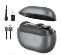 Cortaúñas inteligente Fanyil EasyClip, cortaúñas inteligente Yosody EasyClip, luz LED y almacenamiento y pulido de restos de uñas(Black)