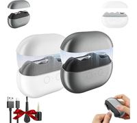 Cortaúñas inteligente Glosrity Easyclip, cortaúñas eléctrico multifunción Pubyfun/Shirem/Fanyil/Glosrity, con luz LED y compartimento for restos de uñas, 2 velocidades, automático, for adultos(2pcs)
