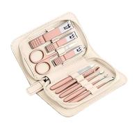 Cortaúñas Juego de cortaúñas portátil, cuchara for excavar en las orejas, juego de cortaúñas for el hogar, caja, alicates de corte oblicuo Ms Cute, herramientas de manicura Set De Manicure y Pedicure(