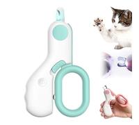 Cortaúñas LED para mascotas, recortador de uñas para gatos actualizado 2025 con luz, cortadora portátil para perros, gatos, mascotas pequeñas, ayuda a evitar la línea de sangre y el corte excesivo