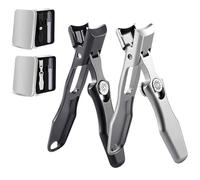 CortaúñAs Mighty Clip Con Lima De Captura,CortauñAs Pies Profesional Para Hombres/Mujeres,CortaúñAs De Alta Resistencia Para UñAs Gruesas,Adecuado Para CortauñAs Pies Para Personas Mayores (2pcs-A)