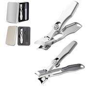 CortaúñAs Mighty Clip Con Lima De Captura,CortauñAs Pies Profesional Para Hombres/Mujeres,CortaúñAs De Alta Resistencia Para UñAs Gruesas,Adecuado Para CortauñAs Pies Para Personas Mayores (2pcs-D)