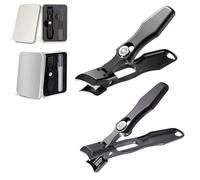 CortaúñAs Mighty Clip Con Lima De Captura,CortauñAs Pies Profesional Para Hombres/Mujeres,CortaúñAs De Alta Resistencia Para UñAs Gruesas,Adecuado Para CortauñAs Pies Para Personas Mayores (2pcs-E)