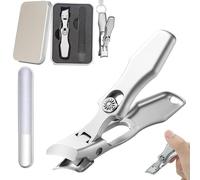 CortaúñAs Mighty Clip Con Lima De Captura,CortauñAs Pies Profesional Para Hombres/Mujeres,CortaúñAs De Alta Resistencia Para UñAs Gruesas,Adecuado Para CortauñAs Pies Para Personas Mayores (04)