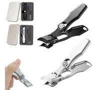 CortaúñAs Mighty Clip Con Lima De Captura,CortauñAs Pies Profesional Para Hombres/Mujeres,CortaúñAs De Alta Resistencia Para UñAs Gruesas,Adecuado Para CortauñAs Pies Para Personas Mayores (2pcs-F)