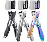 CortaúñAs Mighty Clip Con Lima De Captura,CortauñAs Pies Profesional Para Hombres/Mujeres,CortaúñAs De Alta Resistencia Para UñAs Gruesas,Adecuado Para CortauñAs Pies Para Personas Mayores (3pcs)